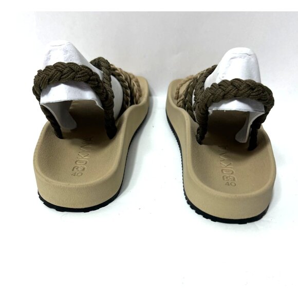 Bokyna Elevate Arch Support Comfort Sandals Sand EU 40/US 9 NWOT Braided Strap - Picture 6 of 8